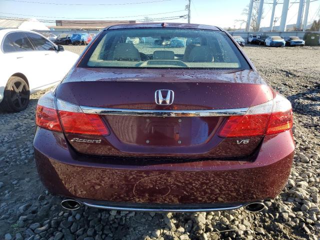 1HGCR3F81FA008596 - 2015 HONDA ACCORD EXL BURGUNDY photo 6