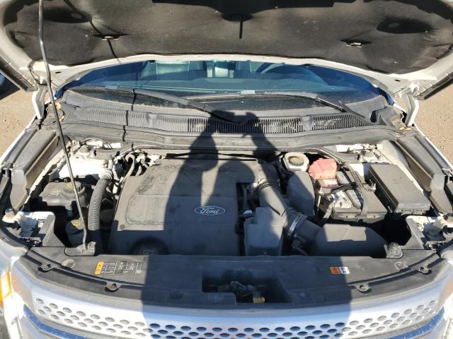 1FM5K8D85DGA72464 - 2013 FORD EXPLORER XLT Ақ фото 12