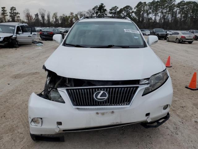 JTJZK1BAXA2404780 - 2010 LEXUS RX 350 WHITE photo 5