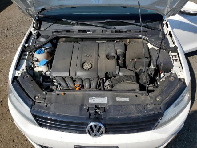 3VWDP7AJ5CM404732 - 2012 VOLKSWAGEN JETTA SE WHITE photo 11