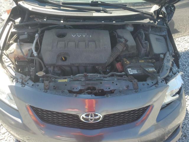 JTDBU4EEXAJ071792 - 2010 TOYOTA COROLLA BASE Graphite photo 11