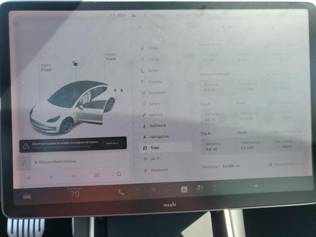 5YJ3E1EA1LF785916 - 2020 TESLA MODEL 3 თეთრი ფოტო 9