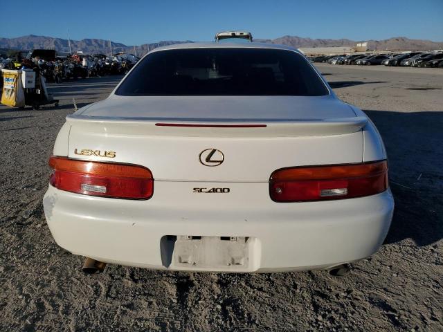 JT8UZ30C1P0030541 - 1993 LEXUS SC 400 WHITE photo 6