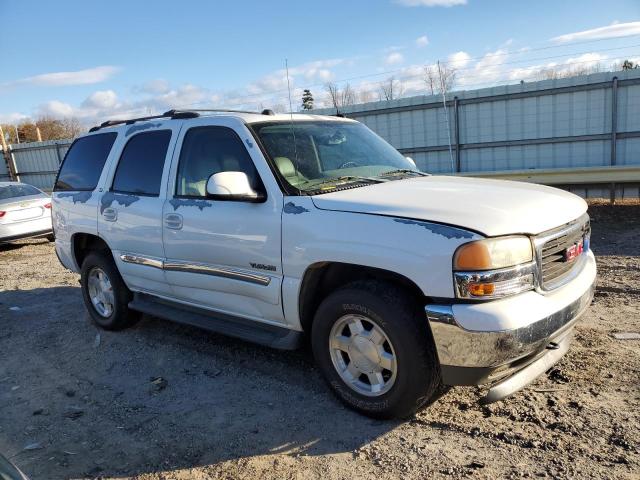 1GKEK13T05J223074 - 2005 GMC YUKON WHITE photo 4