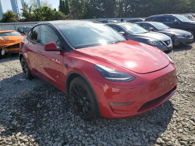 7SAYGAEE5NF520862 - 2022 TESLA MODEL Y 红色 照片 4