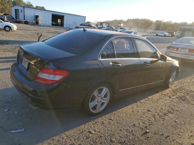 WDDGF5EB1AR091643 - 2010 MERCEDES-BENZ C 300 BLACK photo 3