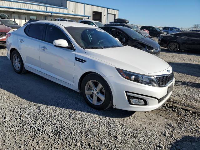 KNAGM4A71F5580213 - 2015 KIA OPTIMA LX WHITE photo 4