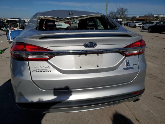 3FA6P0H73JR166589 - 2018 FORD FUSION SE SILVER photo 6