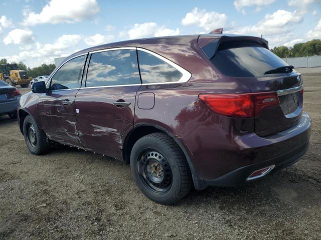 5FRYD4H41EB503324 - 2014 ACURA MDX TECHNOLOGY Червоний фото 2