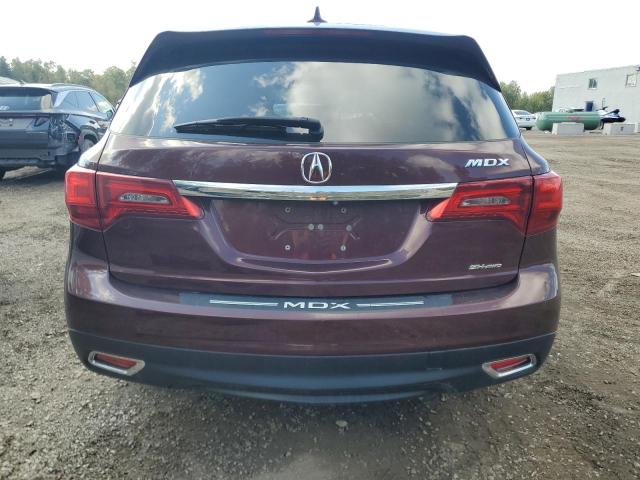 5FRYD4H41EB503324 - 2014 ACURA MDX TECHNOLOGY Червоний фото 6