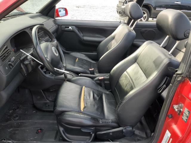 3VWDC21VX1M815977 - 2001 VOLKSWAGEN CABRIO GLX RED photo 7