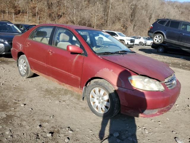 JTDBR32E142039294 - 2004 TOYOTA COROLLA CE RED photo 4