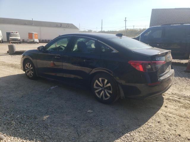 2HGFE2F27NH558609 - 2022 HONDA CIVIC LX BLACK photo 2