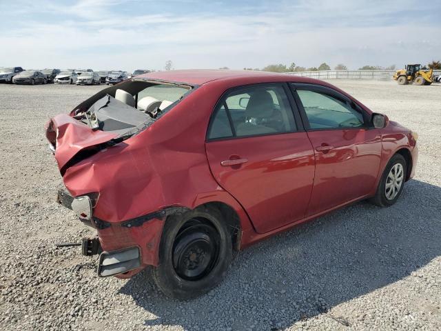 2T1BU4EE1BC666981 - 2011 TOYOTA COROLLA BASE RED photo 3