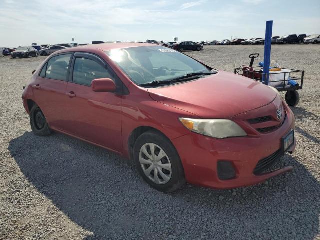2T1BU4EE1BC666981 - 2011 TOYOTA COROLLA BASE RED photo 4