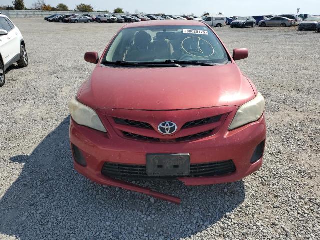 2T1BU4EE1BC666981 - 2011 TOYOTA COROLLA BASE RED photo 5