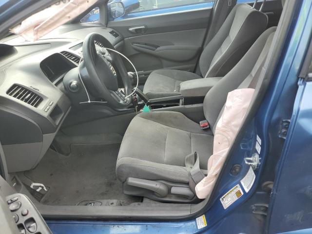 2HGFA15588H501082 - 2008 HONDA CIVIC LX BLUE photo 7