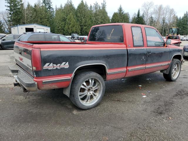 2GTFK29K6M1502395 - 1991 GMC SIERRA K2500 RED photo 3