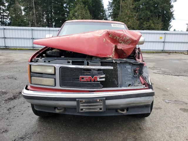 2GTFK29K6M1502395 - 1991 GMC SIERRA K2500 RED photo 5