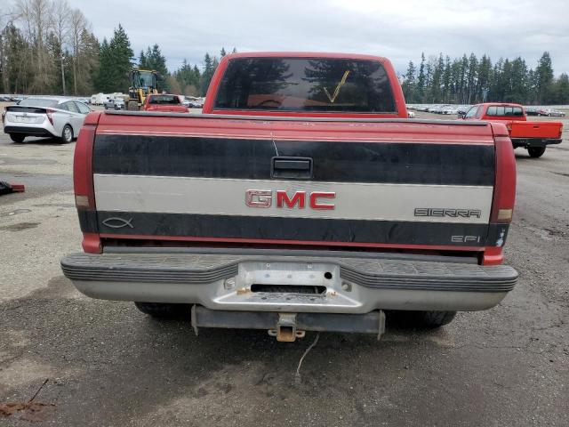 2GTFK29K6M1502395 - 1991 GMC SIERRA K2500 RED photo 6