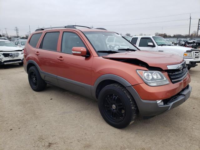 KNDJH741095011458 - 2009 KIA BORREGO LX ORANGE photo 4