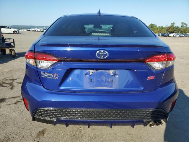 JTDS4MCE6MJ067651 - 2021 TOYOTA COROLLA SE BLUE photo 6
