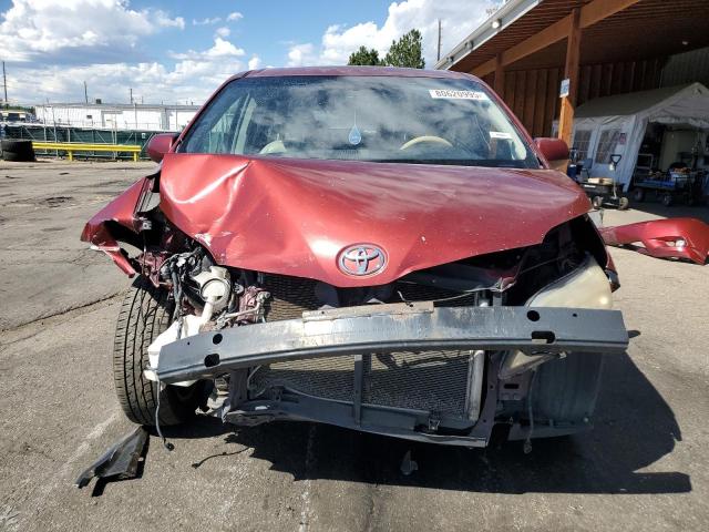 5TDDK3DCXCS047815 - 2012 TOYOTA SIENNA XLE MAROON photo 5