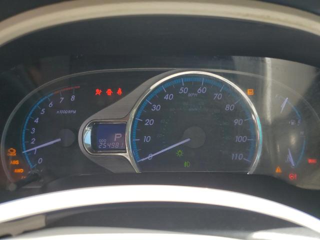 5TDDK3DCXCS047815 - 2012 TOYOTA SIENNA XLE MAROON photo 9