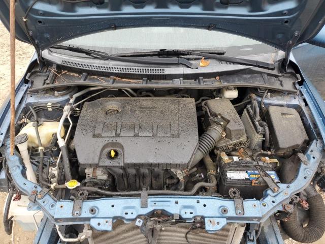 5YFBU4EEXCP054604 - 2012 TOYOTA COROLLA BASE أزرق صورة 11