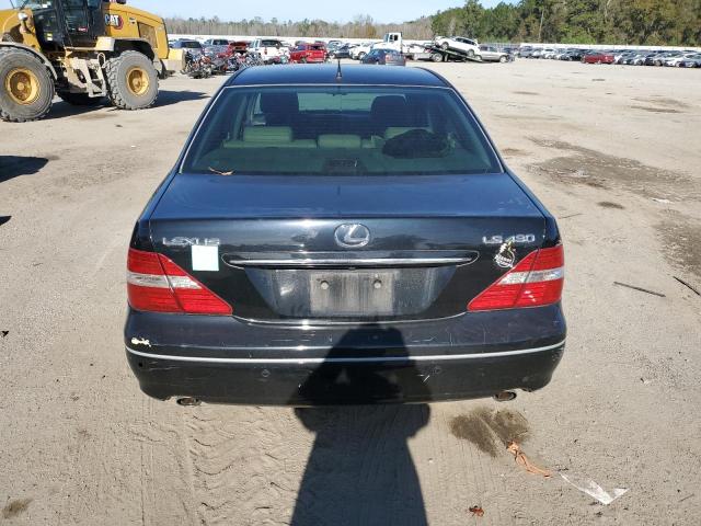 JTHBN36F365052675 - 2006 LEXUS LS 430 BLACK photo 6