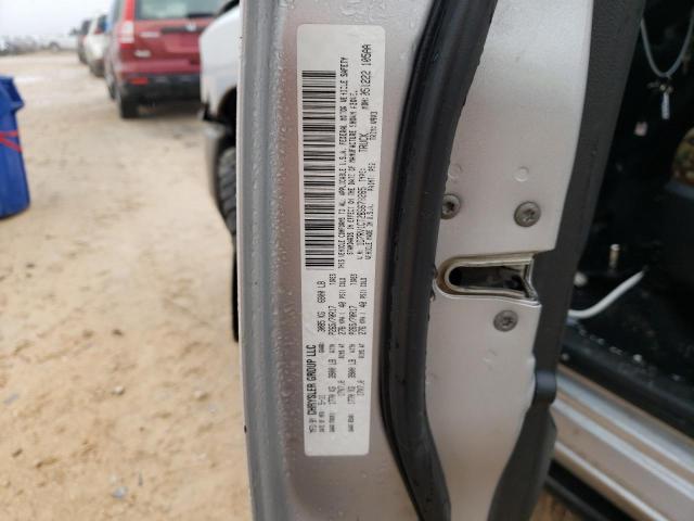 1D7RV1CT2BS678265 - 2011 DODGE RAM 1500 SILVER photo 12