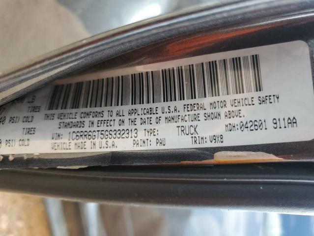 1C6RR6GT5GS332313 - 2016 RAM 1500 SLT CHARCOAL photo 12