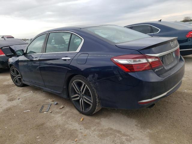 1HGCR2F10HA102937 - 2017 HONDA ACCORD SPORT SPECIAL EDITION BLUE photo 2