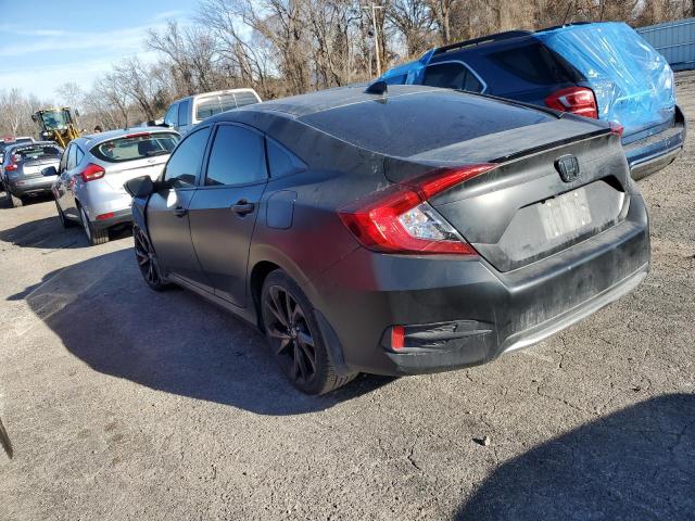 19XFC1F77LE015943 - 2020 HONDA CIVIC EXL შავი ფოტო 2