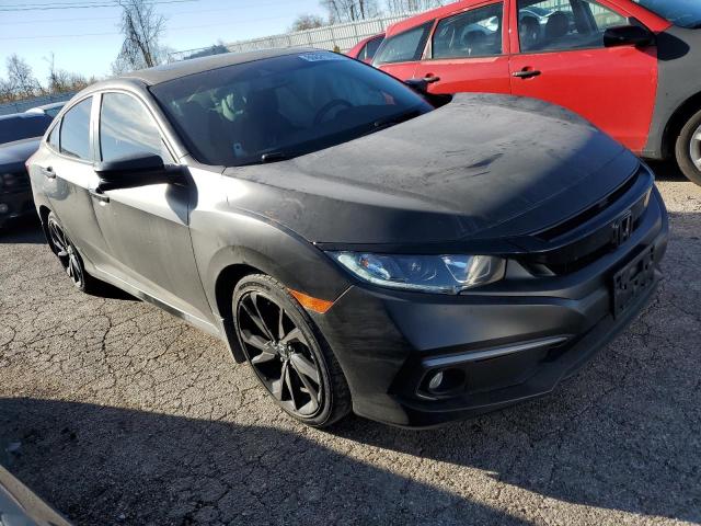 19XFC1F77LE015943 - 2020 HONDA CIVIC EXL შავი ფოტო 4