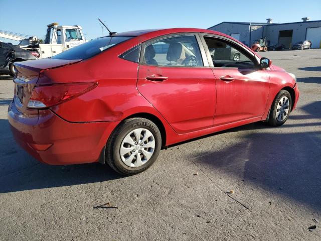 KMHCT4AE7GU972618 - 2016 HYUNDAI ACCENT SE RED photo 3