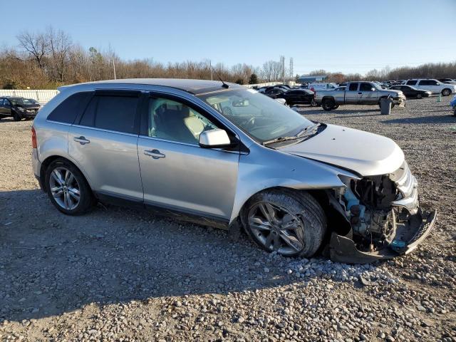 2FMDK3KC1BBA63285 - 2011 FORD EDGE LIMITED SILVER photo 4