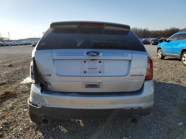 2FMDK3KC1BBA63285 - 2011 FORD EDGE LIMITED SILVER photo 6