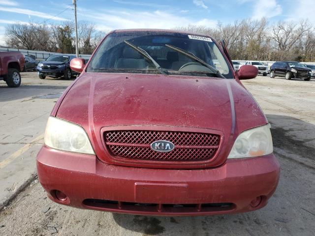 KNDUP131256633384 - 2005 KIA SEDONA EX MAROON photo 5