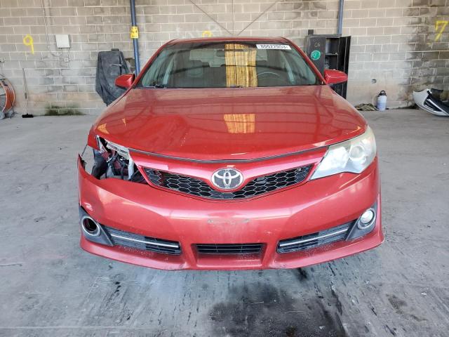 4T1BF1FK5CU619157 - 2012 TOYOTA CAMRY BASE RED photo 5