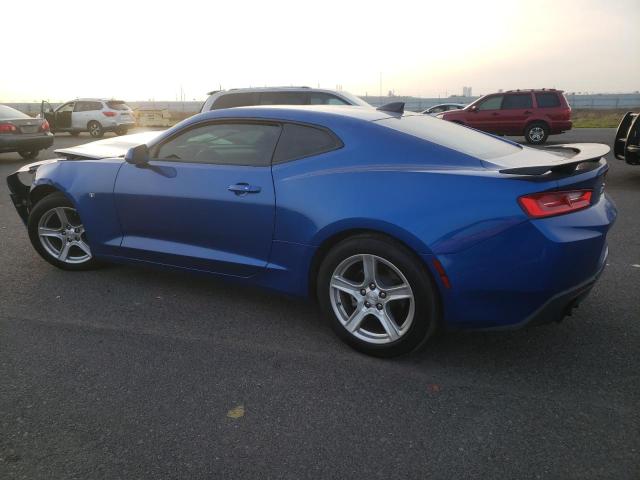 1G1FB1RX2H0154997 - 2017 CHEVROLET CAMARO LT BLUE photo 2