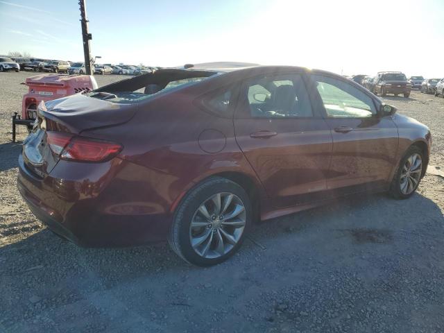 1C3CCCBB5FN732824 - 2015 CHRYSLER 200 S BURGUNDY photo 3