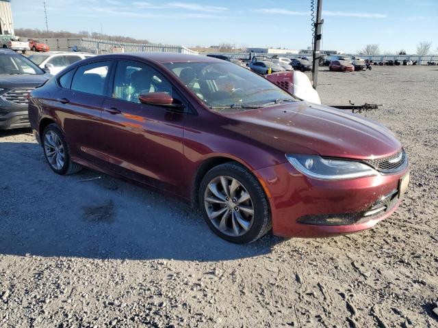 1C3CCCBB5FN732824 - 2015 CHRYSLER 200 S BURGUNDY photo 4