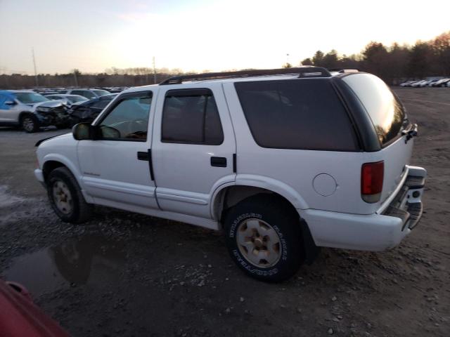 1GNDT13W8X2225786 - 1999 CHEVROLET BLAZER WHITE photo 2