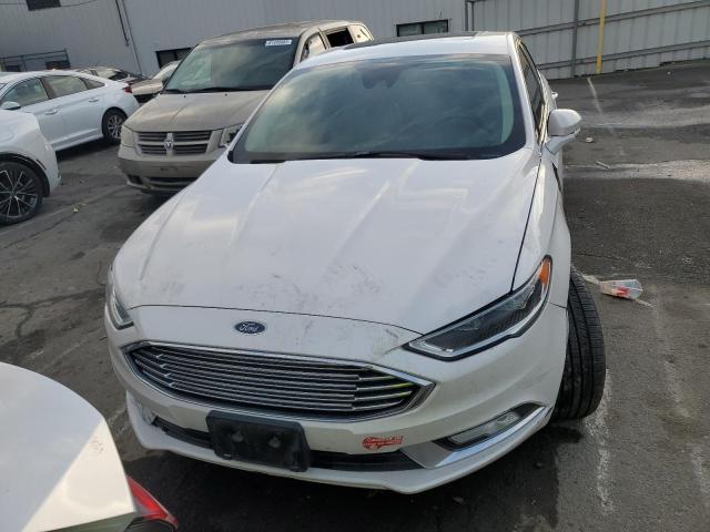 3FA6P0SU6HR229807 - 2017 FORD FUSION TITANIUM PHEV WHITE photo 5