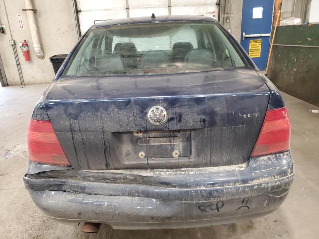 3VWVH69M23M066278 - 2003 VOLKSWAGEN JETTA GLI BLUE photo 6