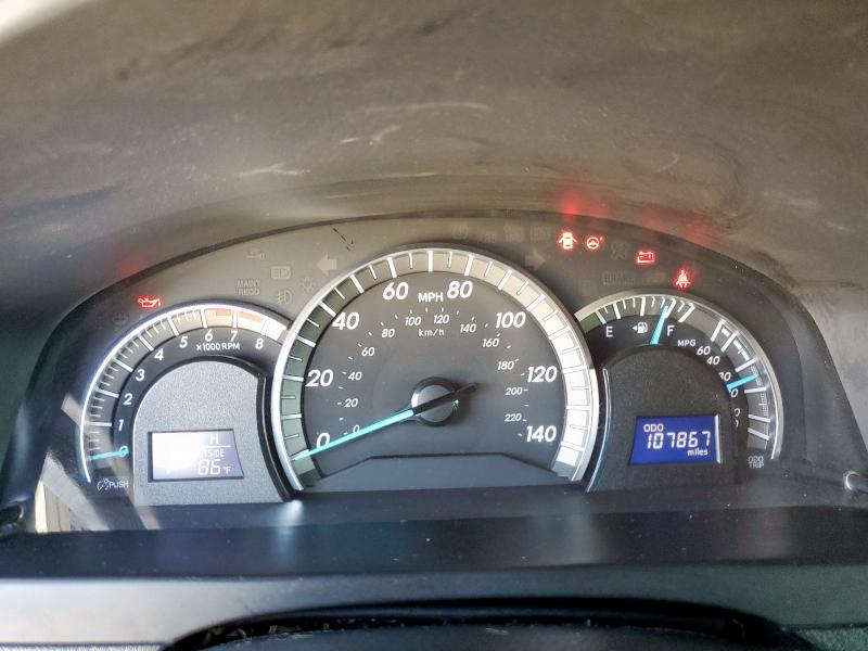 4T1BF1FK8CU019927 - 2012 TOYOTA CAMRY BASE GRAY photo 9