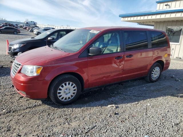 2A8HR44H08R838264 - 2008 CHRYSLER TOWN & COU LX RED photo 1