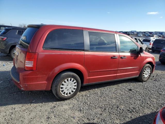 2A8HR44H08R838264 - 2008 CHRYSLER TOWN & COU LX RED photo 3