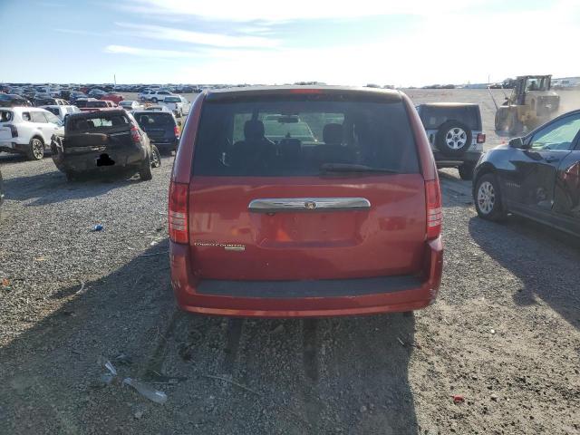 2A8HR44H08R838264 - 2008 CHRYSLER TOWN & COU LX RED photo 6